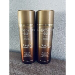Hampton Sun Sunless Tanning Mist 5 oz. Self Tanner Set of 2 Cans